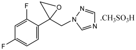 2-[[(2,4-Difluorophenyl)-2-oxiranyl]methyl]-1H-1,2,4-triazole methanesulfonate